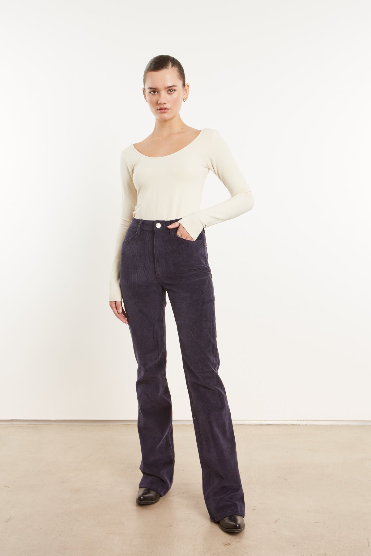 COTTON LONG SLEEVE BALLET TEE