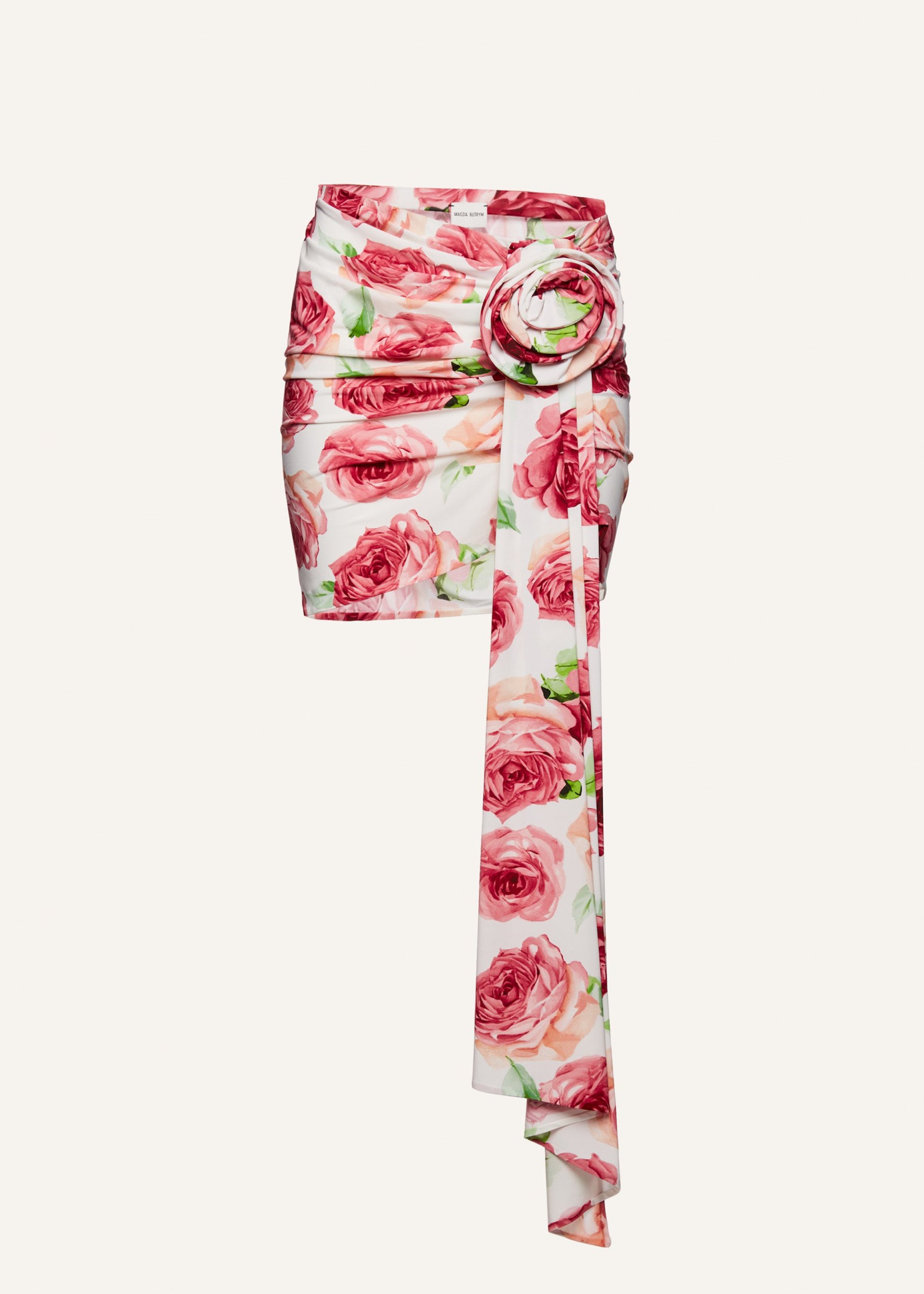 FLOWER SASH MINI SKIRT