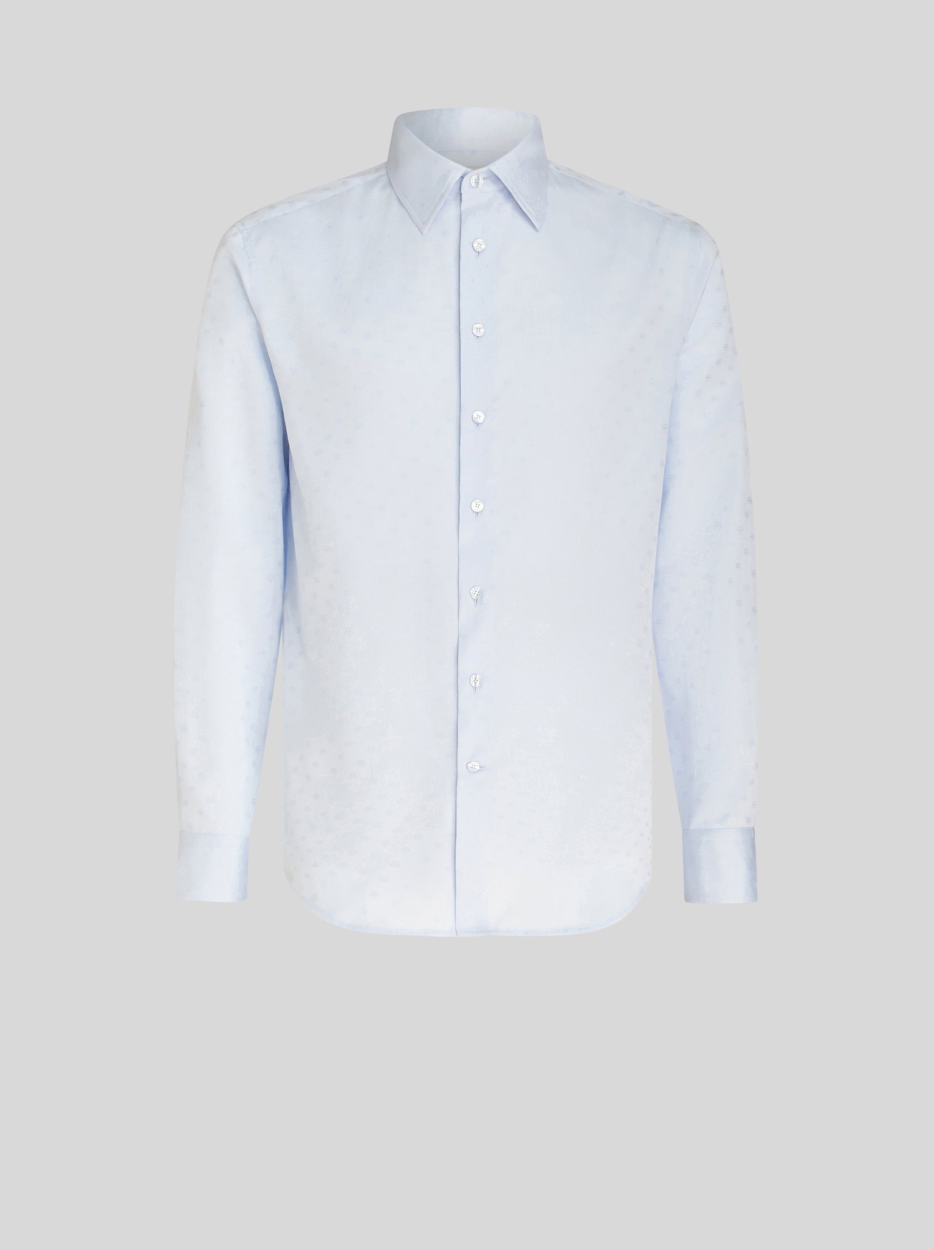 COTTON SHIRT WITH TIE PRINT
