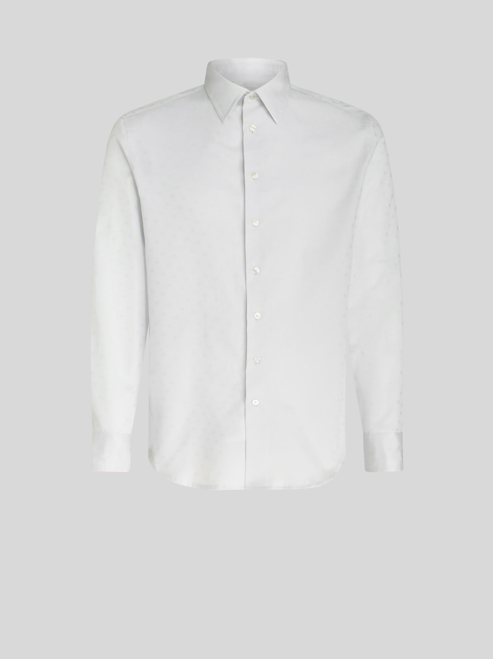 COTTON SHIRT WITH TIE PRINT