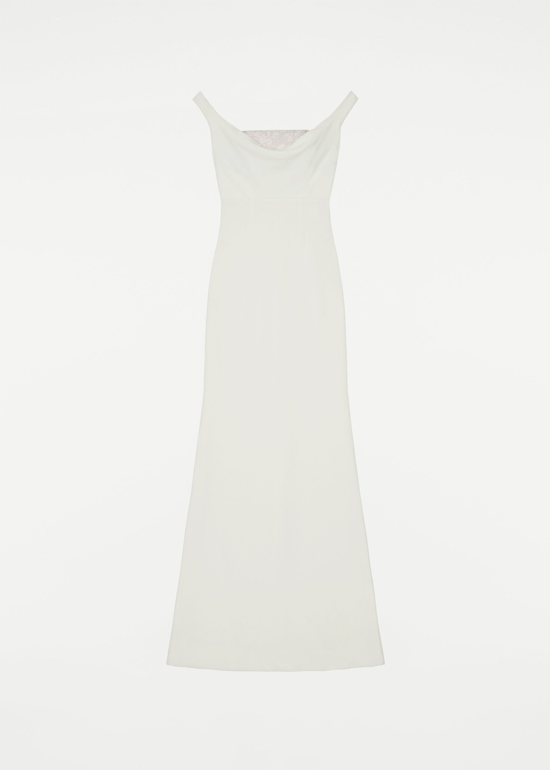 OFF SHOULDER CADY DIAMANTE GOWN
