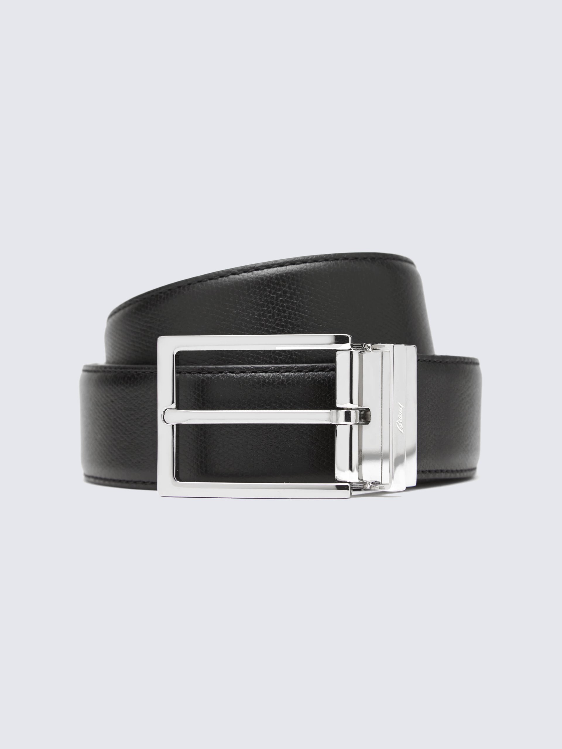 GRAINED CALF LEATHER BELT