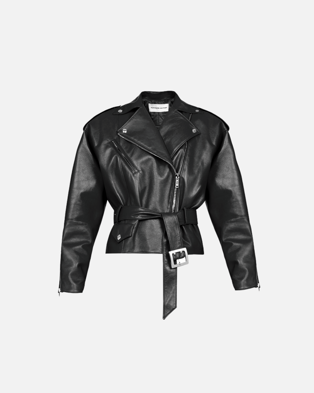 LEATHER BIKER JACKET