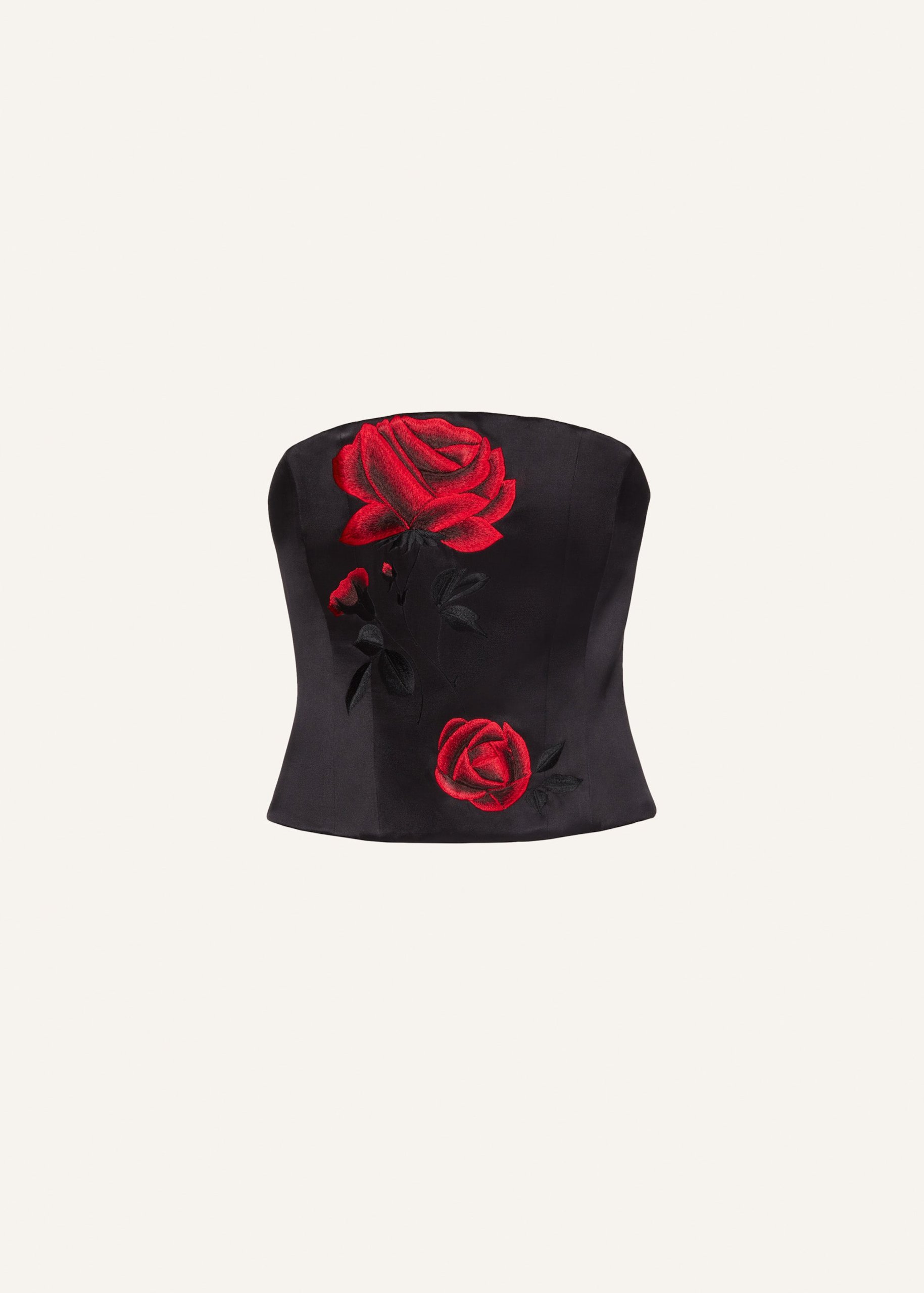 CORSET EMBROIDERED TOP