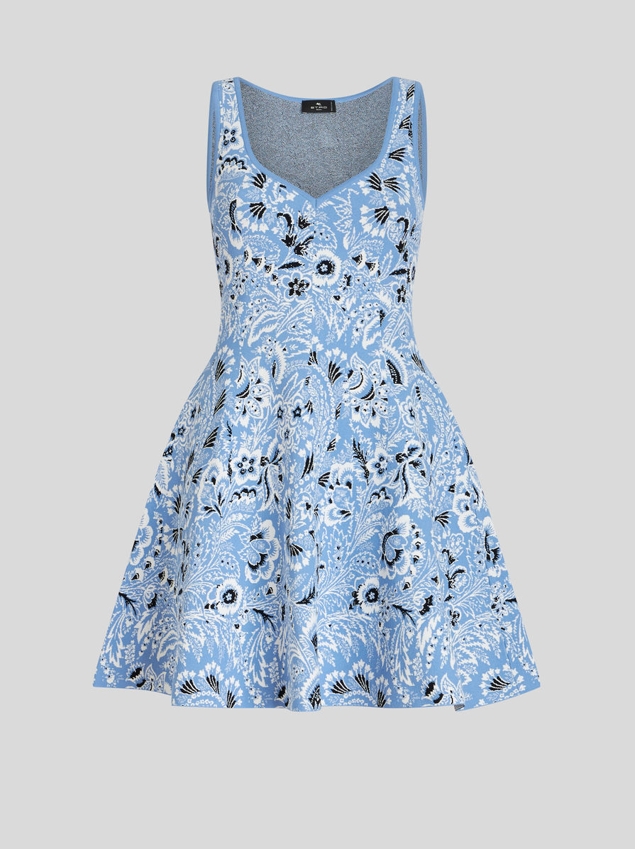 MINI KNIT JACQUARD DRESS