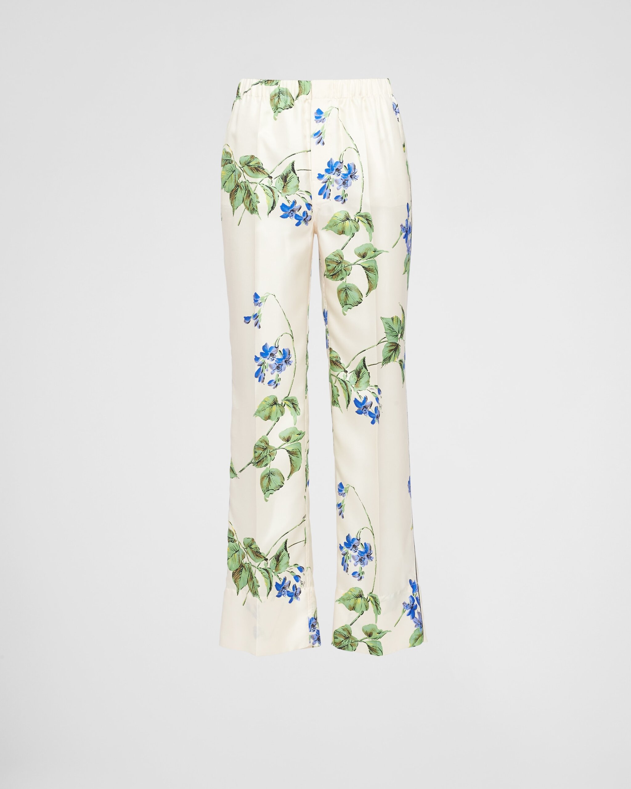 PRINTED TWILL PANTS