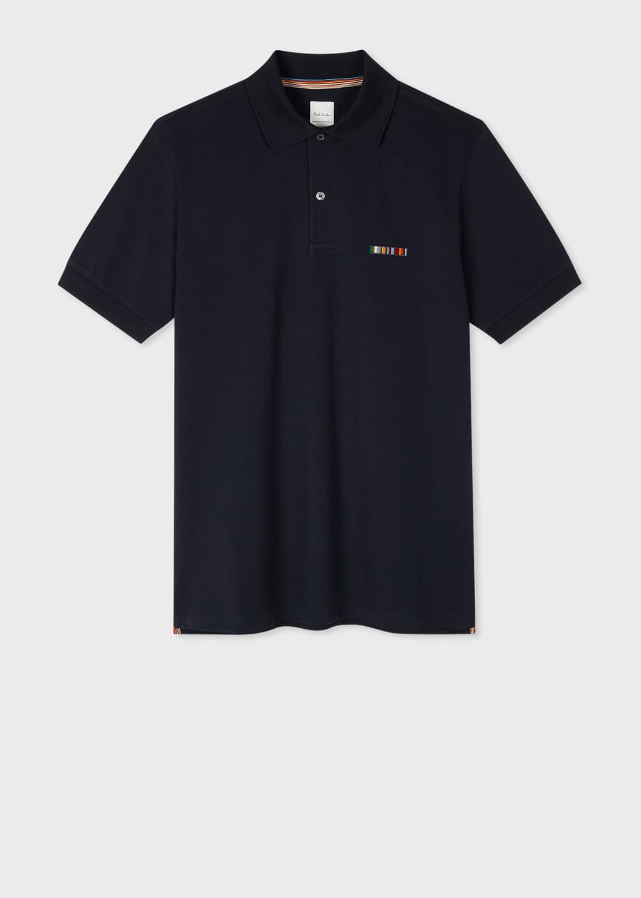 SIGNATURE STRIPES COTTON POLO SHIRT