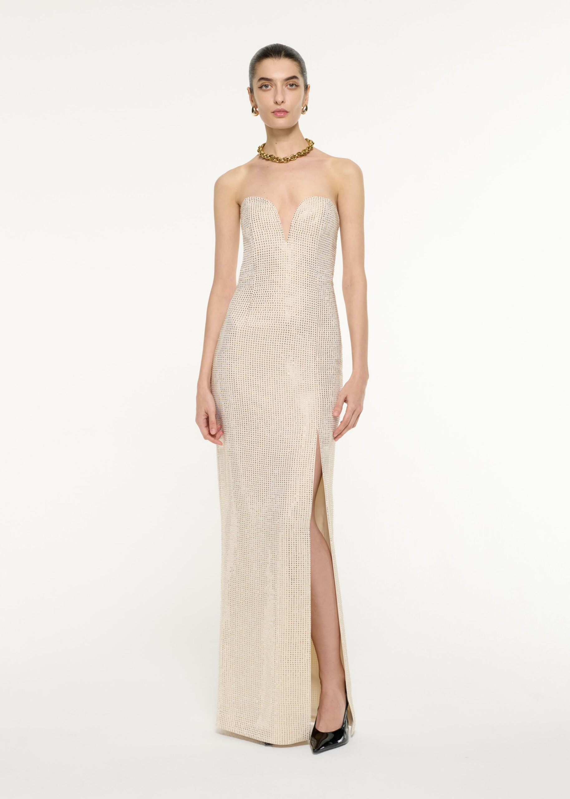 DIAMNETE EMBELLISHED GOWN