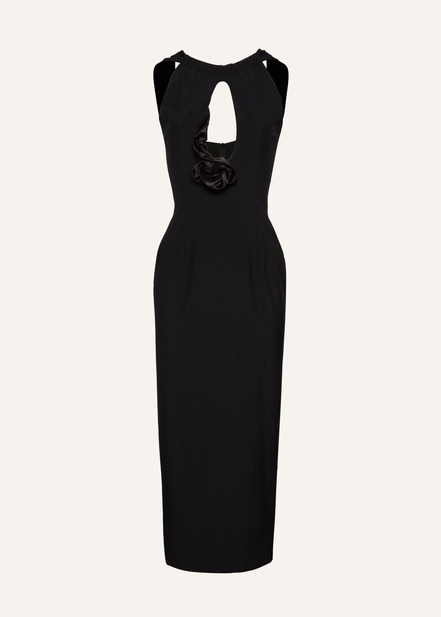 KEYHOLE MIDI DRESS