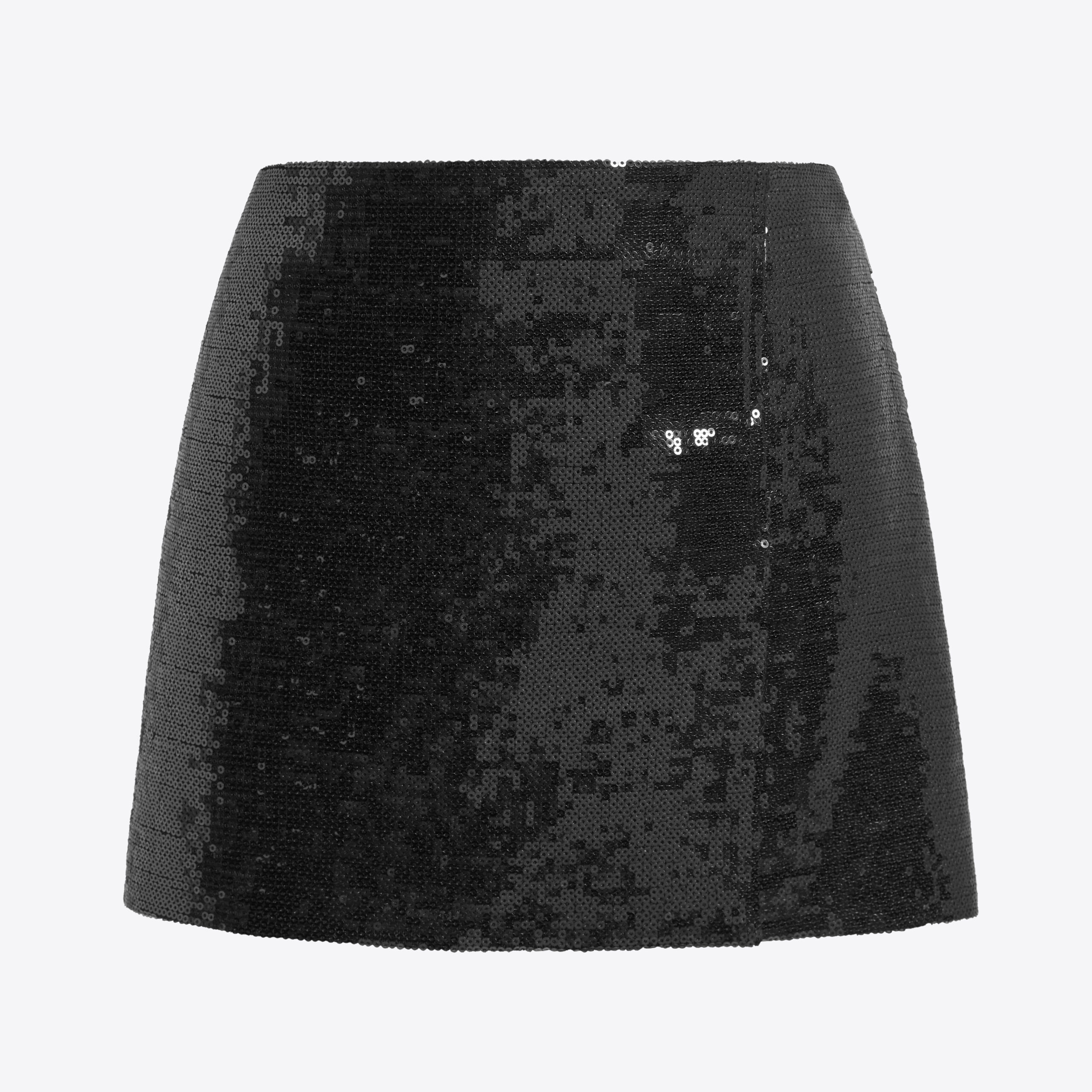 MINERVA SKIRT IN LINEN SEQUIN