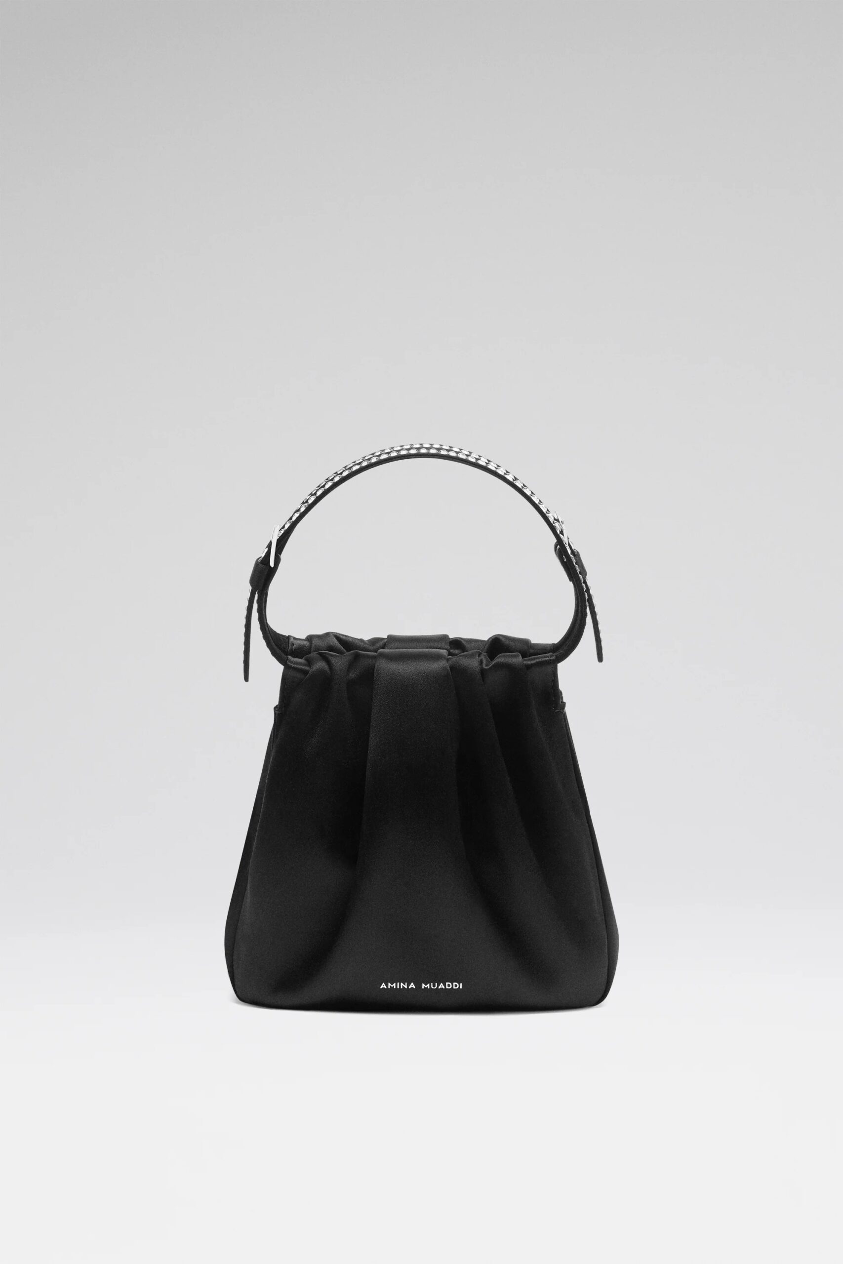 VITTORIA CRYSTAL CLUTCH IN SATIN