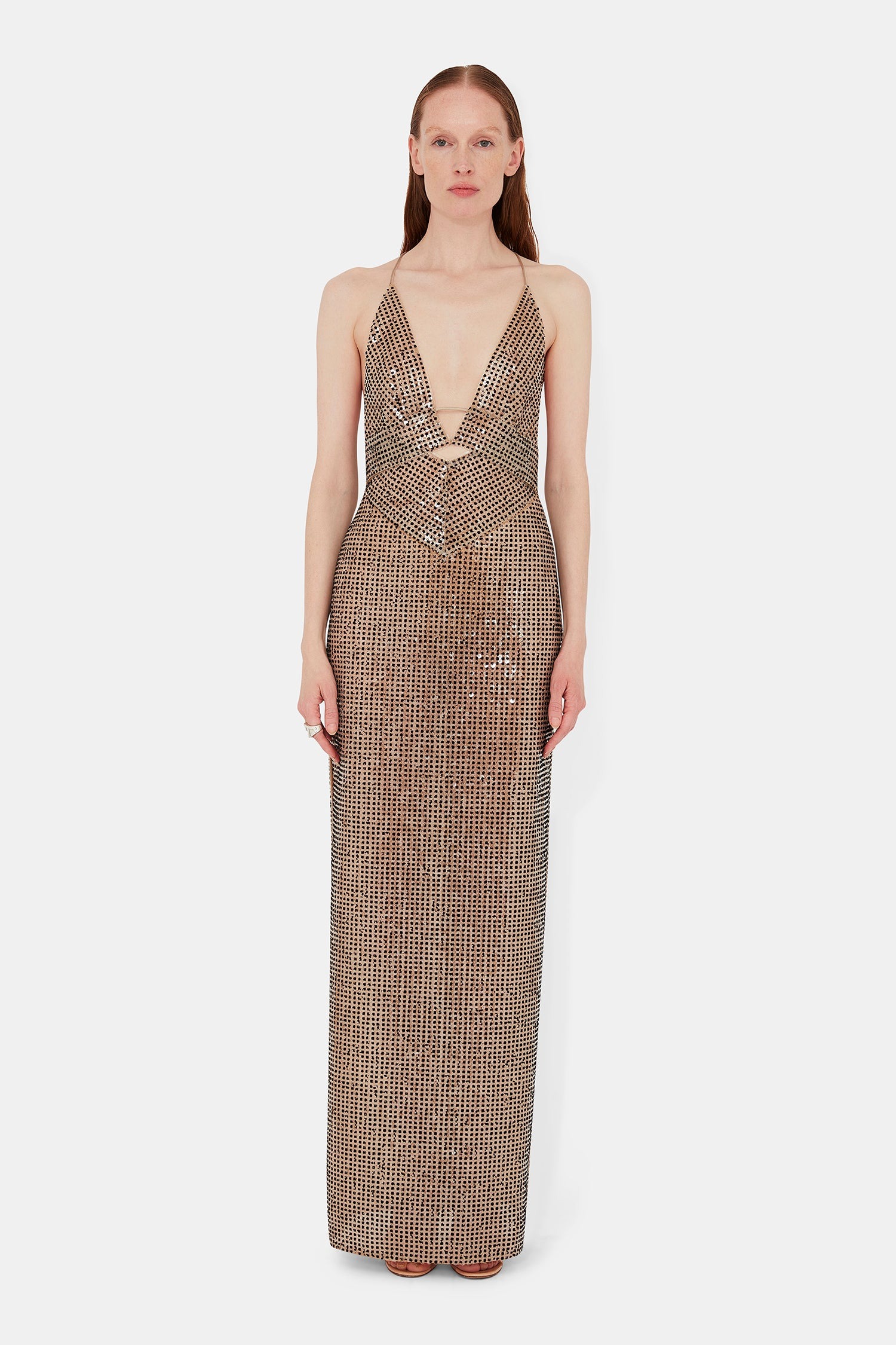 SHEER PRISM DRESS