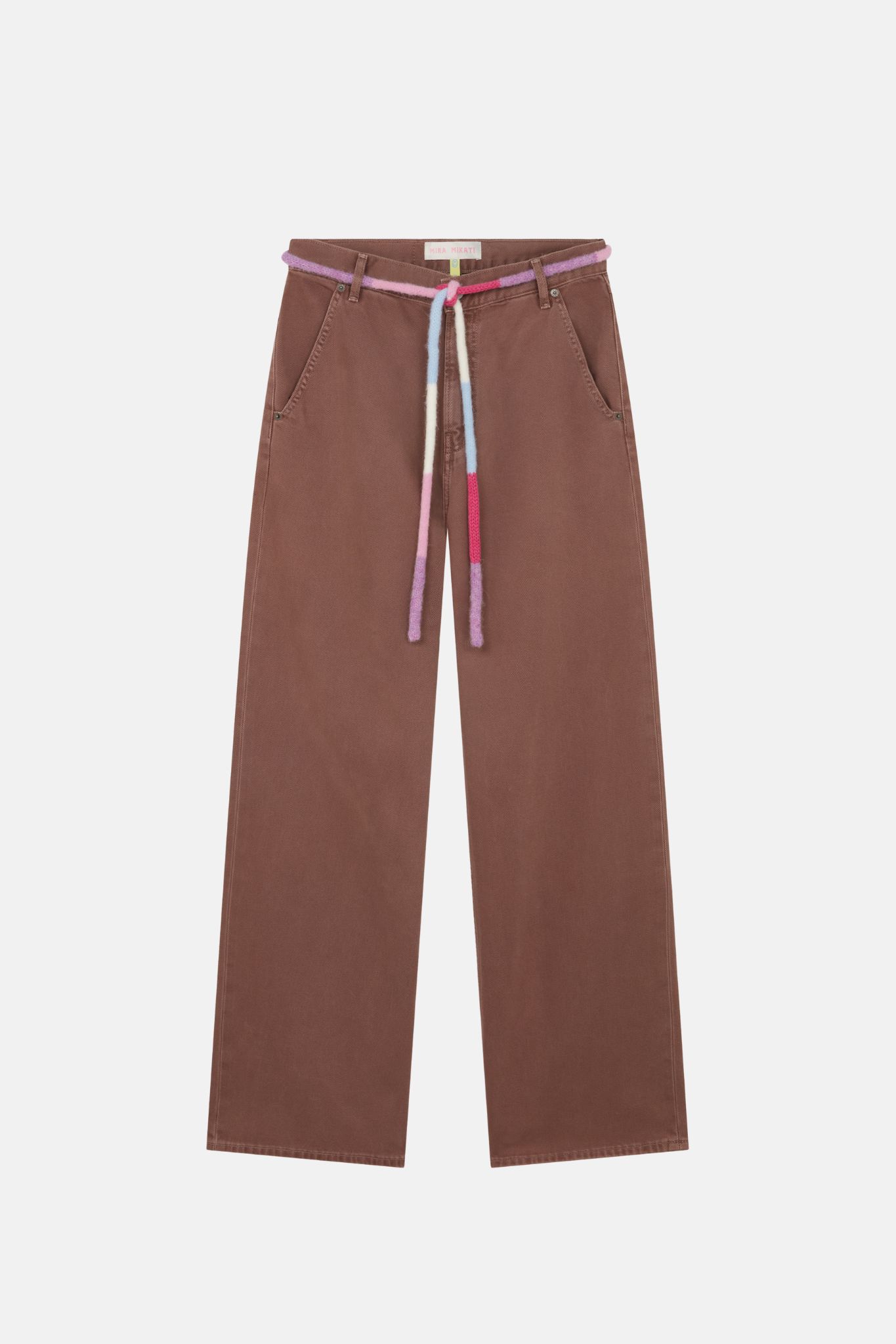 STRAIGHT LEG JEANS WITH BELT