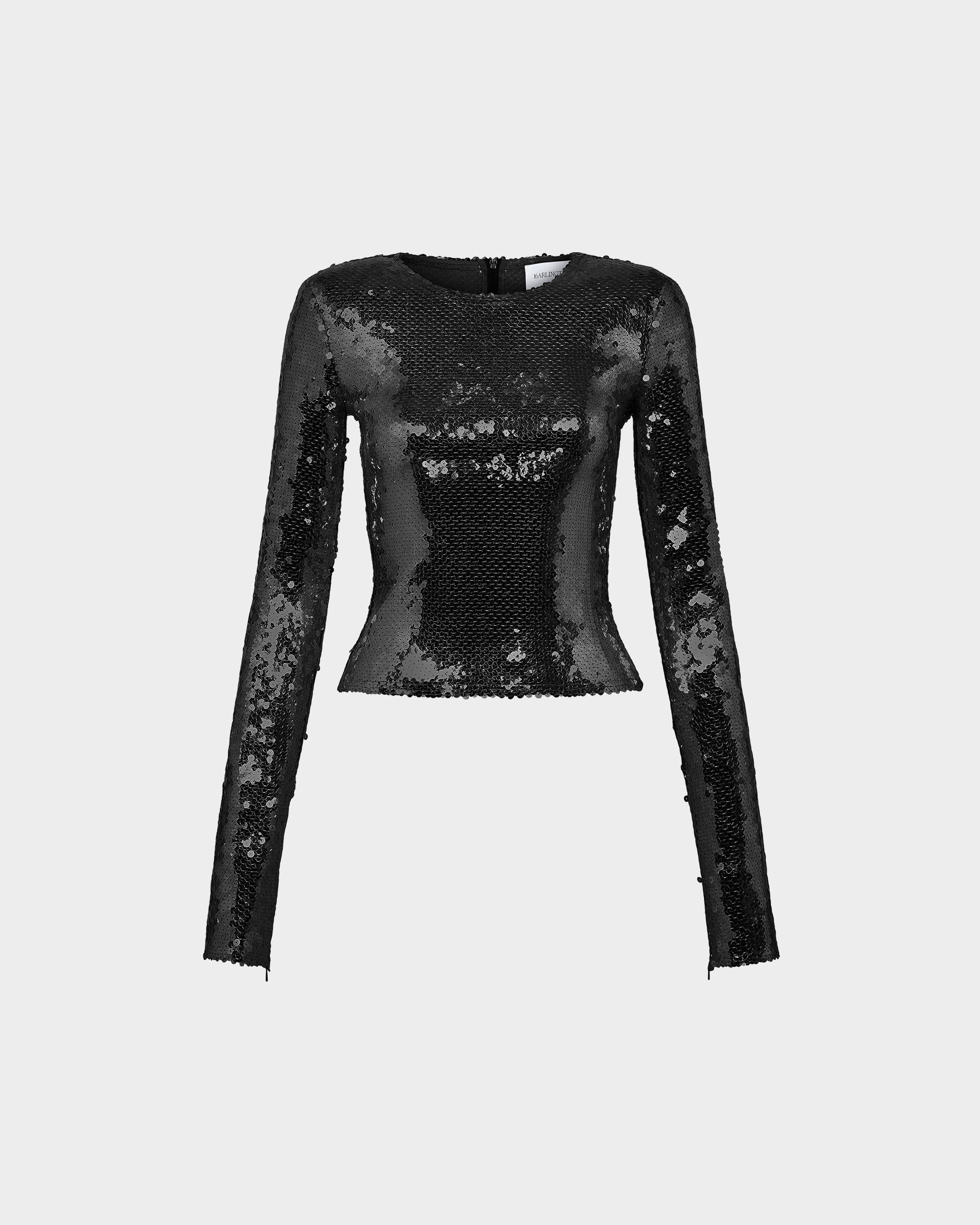LOIDA TOP IN SEQUIN