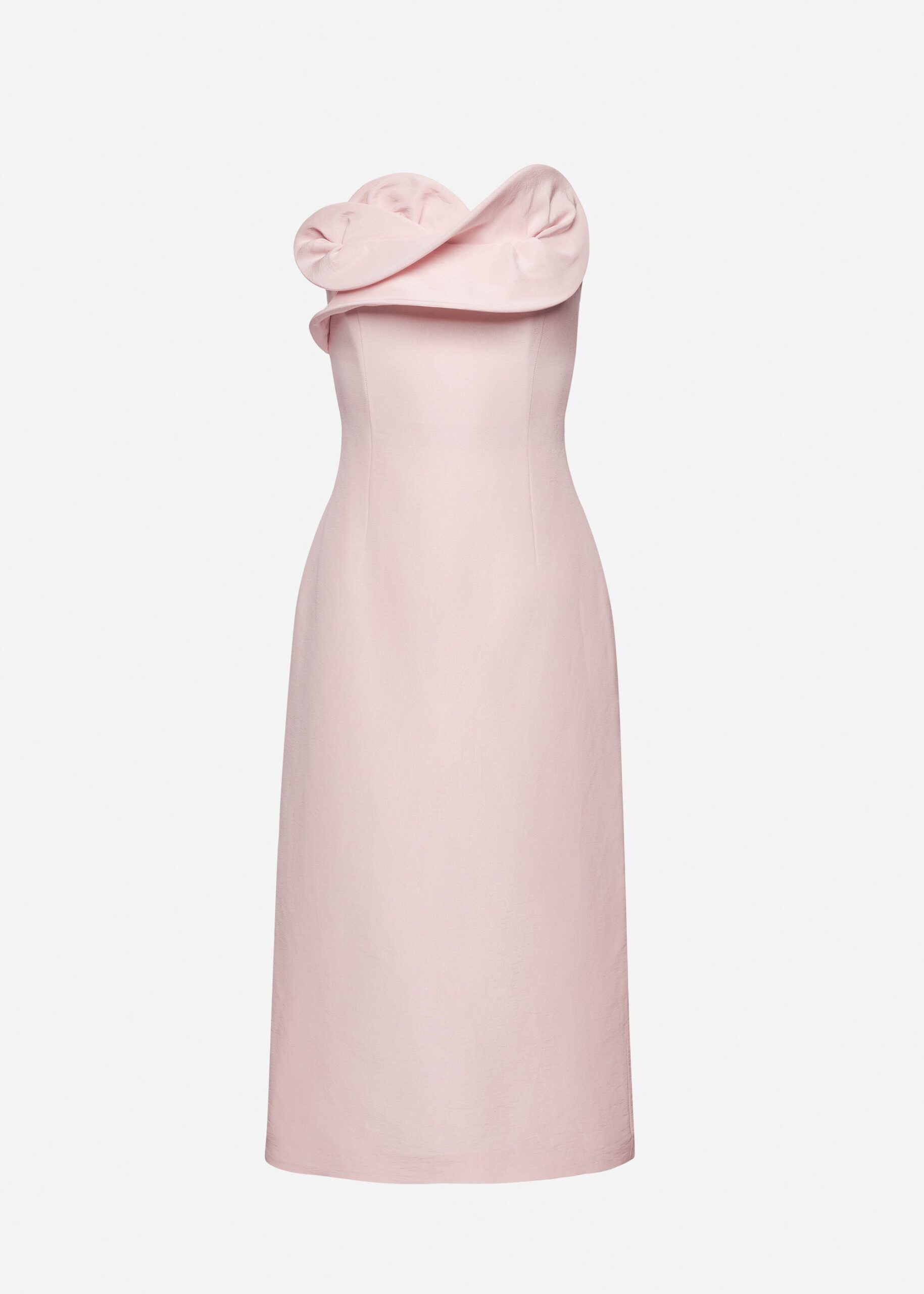 SILK SCULPTURAL DRESS
