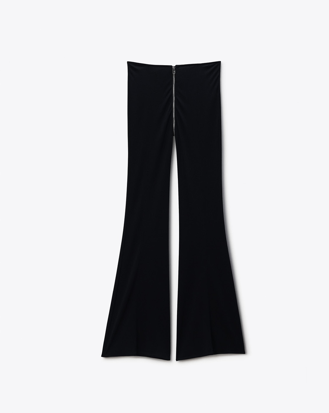 ZIPPED MID RISE PANTS