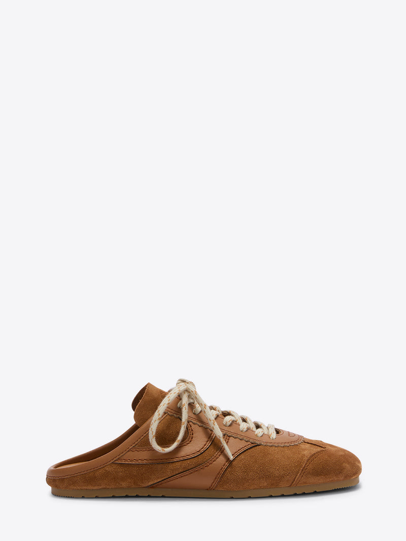 SUEDE SNEAKER MULES