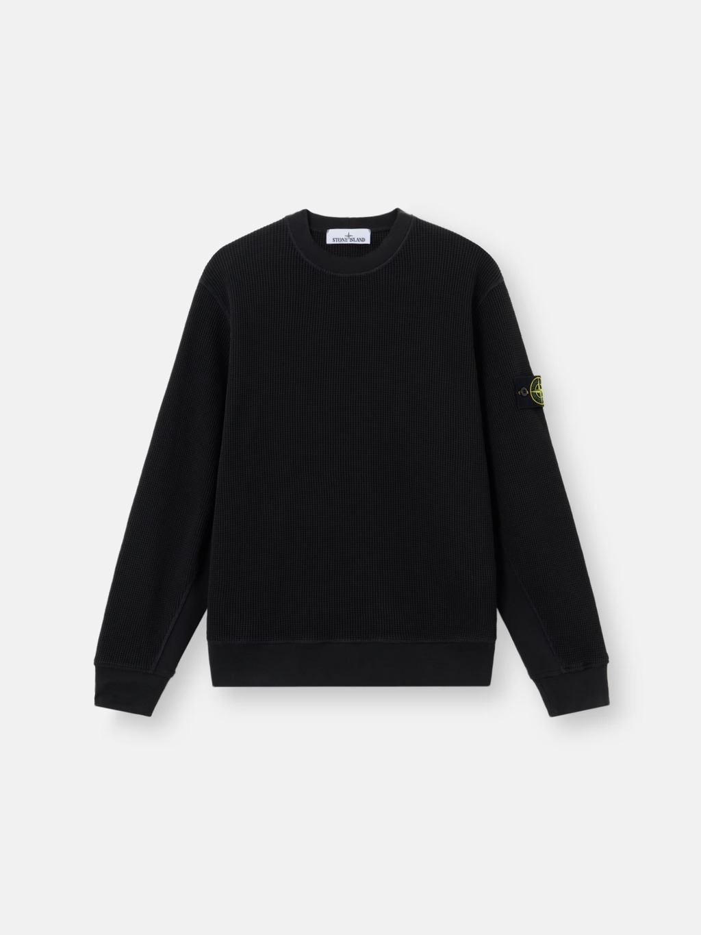 CREWNECK WAFFLE FLEECE SWEATSHIRT