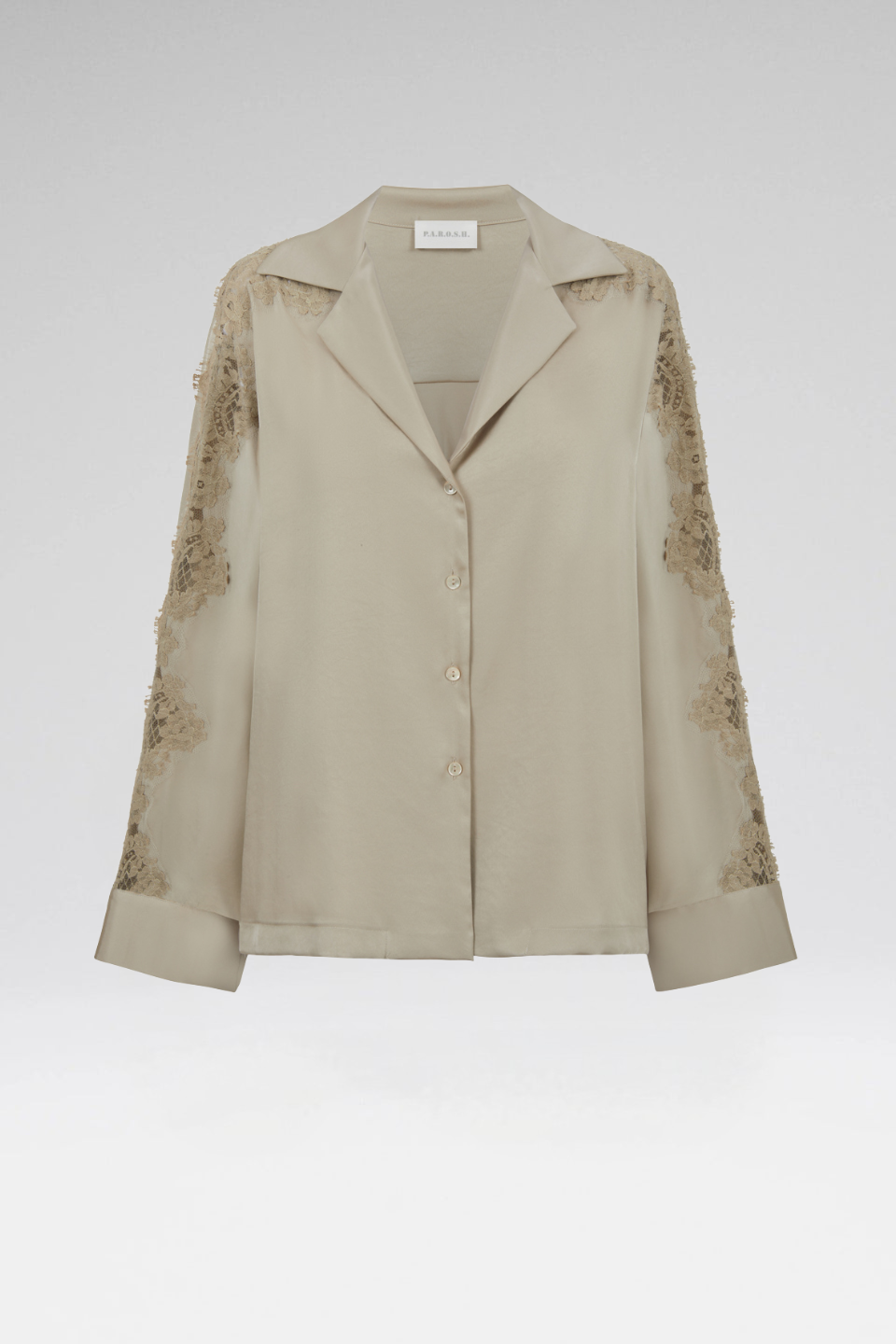 LACE EMBELLISHED SHIRT
