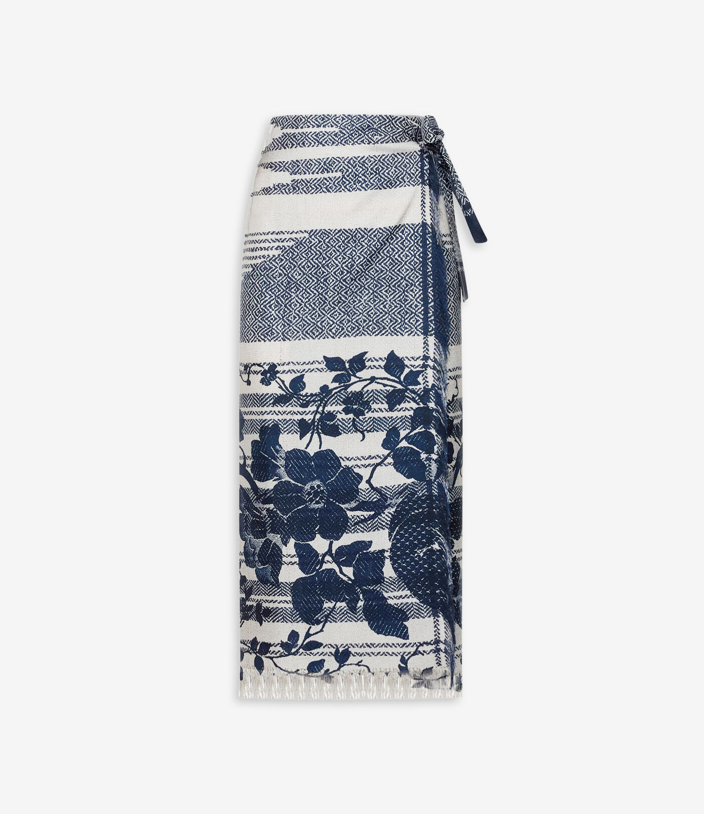 SILK WRAP SKIRT