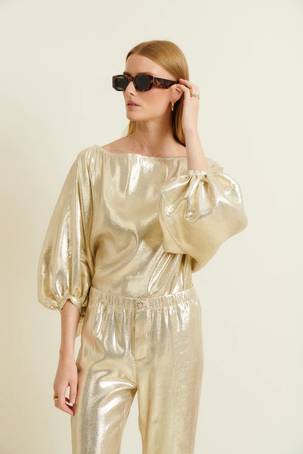 SILK OFF THE SHOULDER TOP