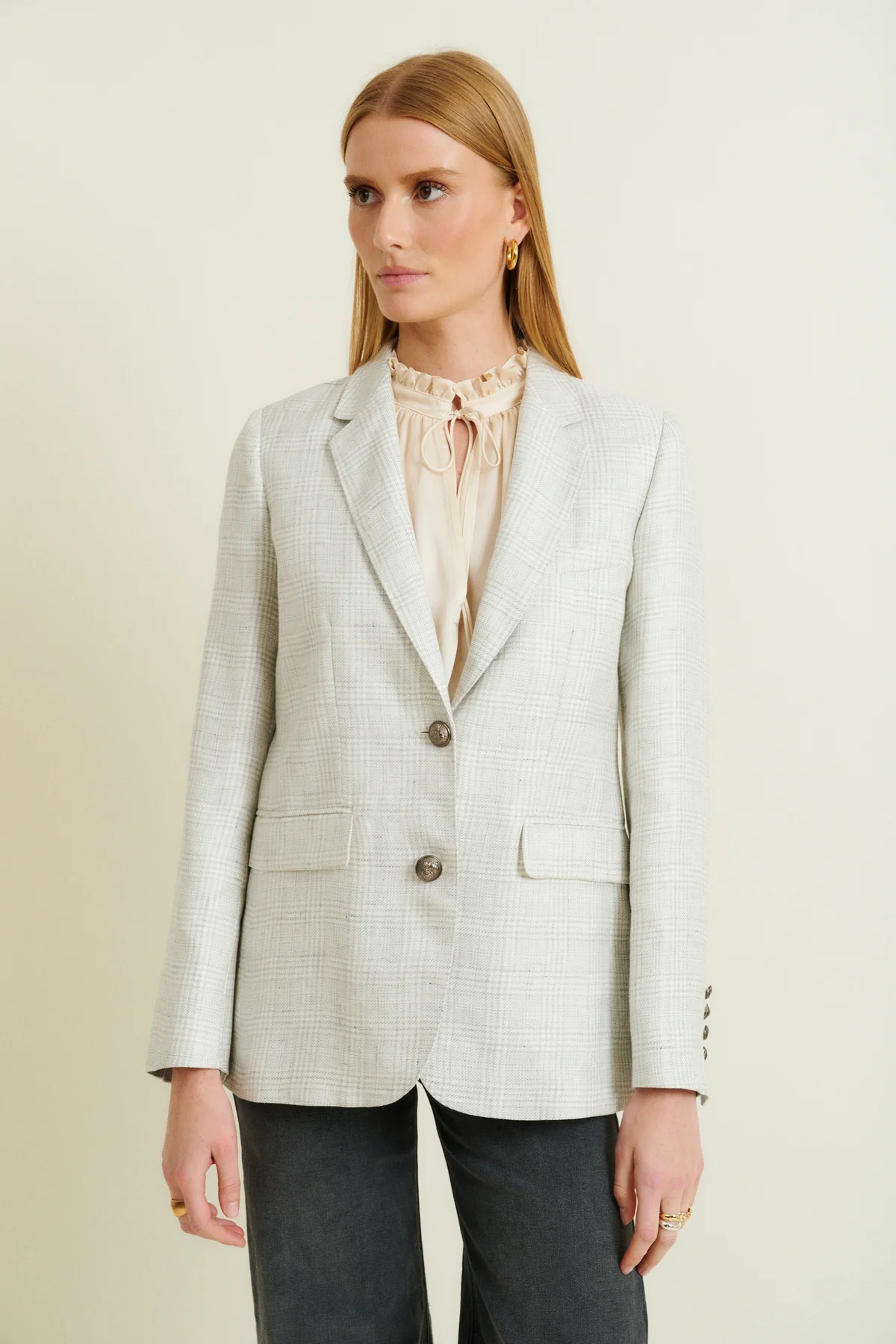 ALMA LINEN BLAZER