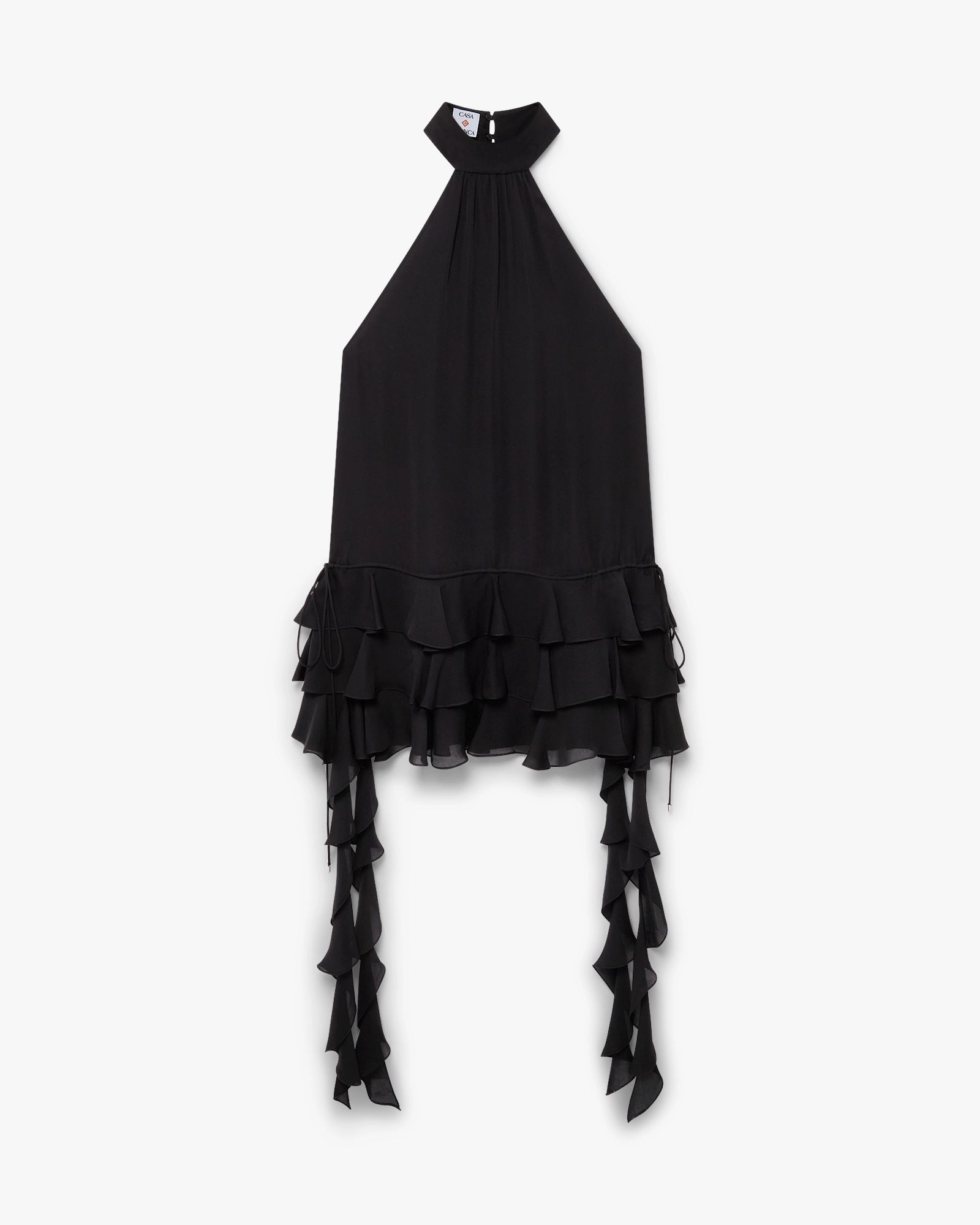 RUFFLED MINI DRESS