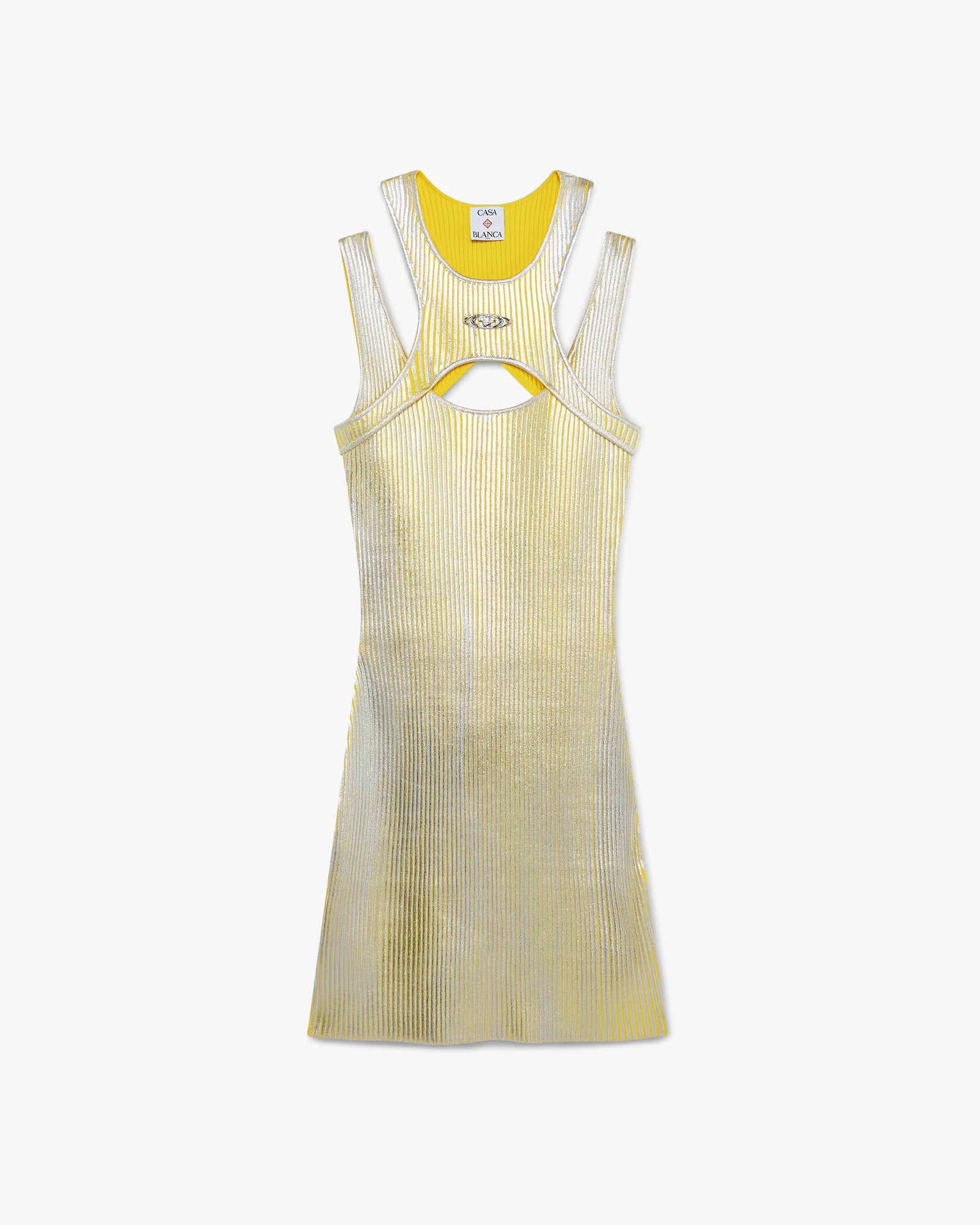 FOIL MINI DRESS