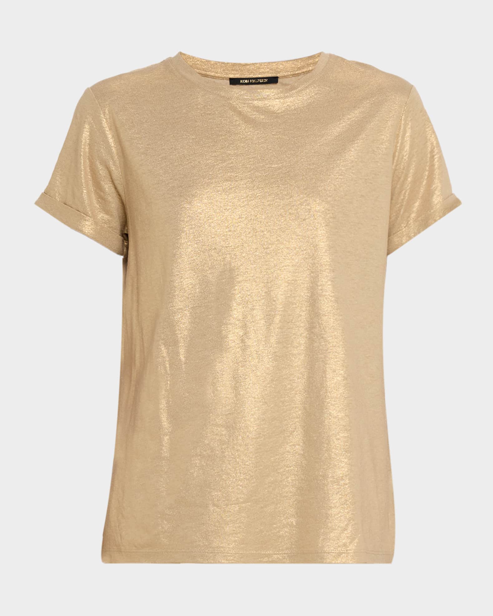 MEEGAN SHIMMER TEE