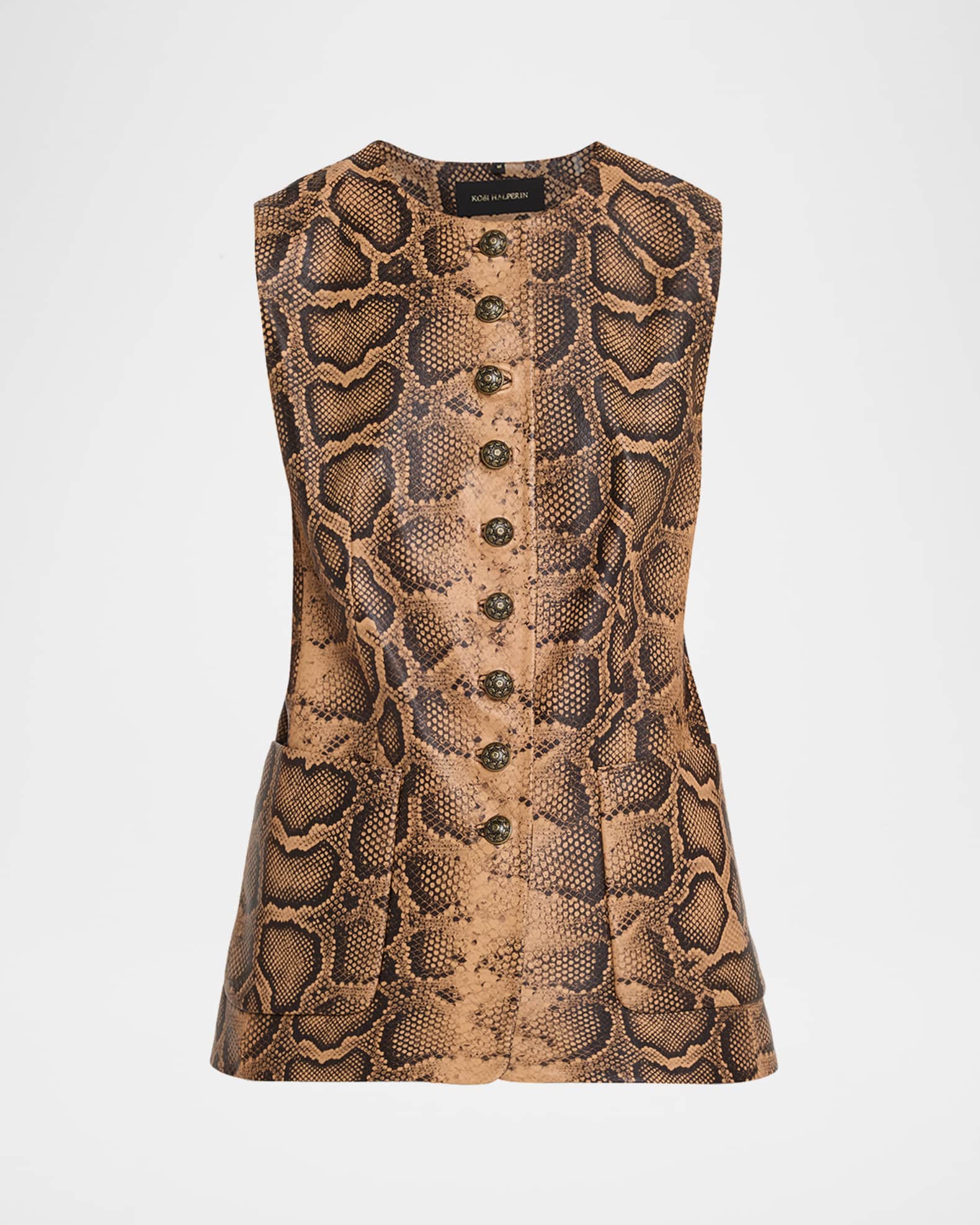 ABI SNAKE PRINT VEST